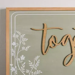 Kirklands Home Wall Quotes & Signs|Together We Can Do Anything Wall Plaque