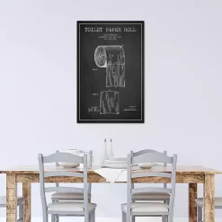 Kirklands Home Canvas Art|Toilet Paper Patent Canvas Art Print, 18x26 in.
