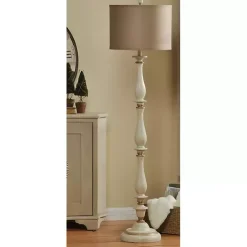 Kirklands Home Floor Lamps|Traditional Marseilles Floor Lamp Tan