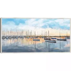 Kirklands Home Canvas Art|Tranquil Harbor Framed Canvas Art Print