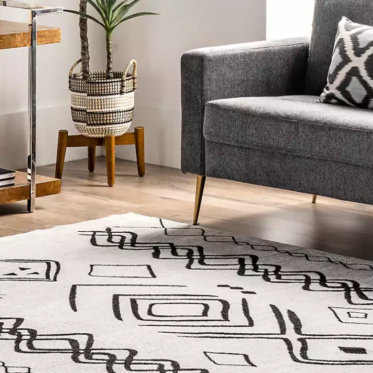 Kirklands Home Area Rugs|Transitional Moroccan Washable Area Rug, 4x6