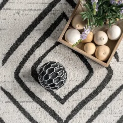 Kirklands Home Area Rugs|Transitional Moroccan Washable Area Rug, 4x6