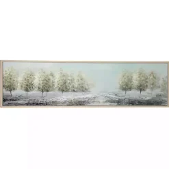 Kirklands Home Framed Art|Tree Line Landscape Framed Canvas Art Print