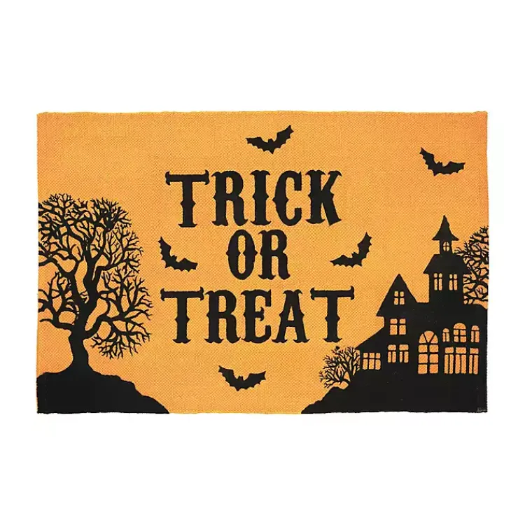 Outlet Trick or Treat Halloween Accent Rug Halloween