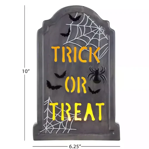 Hot Trick or Treat LED Tombstone Decoration Halloween