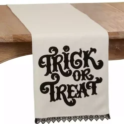 Kirklands Home Table Linens|Trick Or Treat Pom Pom Halloween Table Runner