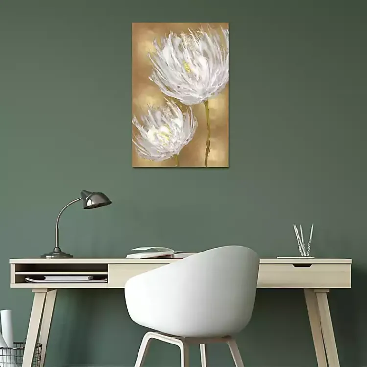 Kirklands Home Canvas Art|Tulips on Gold Canvas Art Print