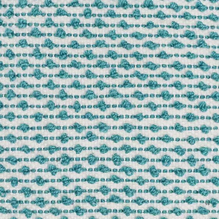 Kirklands Home Outdoor Cushions & Pillows|Turquoise Knotted Tassel Outdoor Throw Pillow Blue