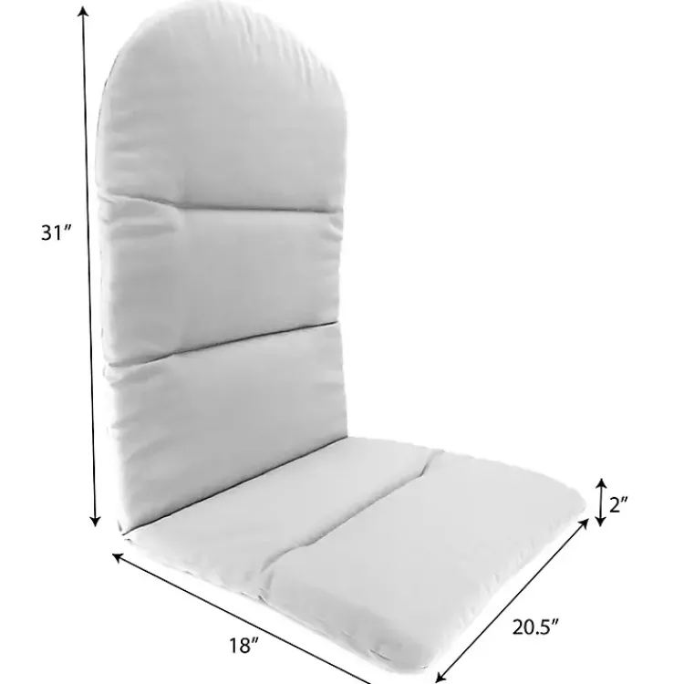 Kirklands Home Outdoor Cushions & Pillows|Turquoise Outdoor Adirondack Cushion Blue