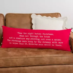 Online Twas the Night Before Christmas Lumbar Pillow Pillows