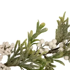 Clearance Twig and Frosted Berry Garland Christmas Arrangements & Garland