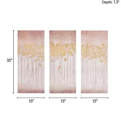 Kirklands Home Canvas Art|Twilight Forest Canvas Art Prints, Set of 3