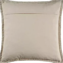 Outlet Twine Embroidered Edge Pillow, 24 in. Pillows