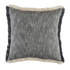 New Two-Tone Navy Woven Accent Pillow Pillows