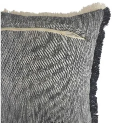 New Two-Tone Navy Woven Accent Pillow Pillows