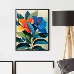 Kirklands Home Canvas Art|Ultra Violet Blooms I Framed Canvas Art Print