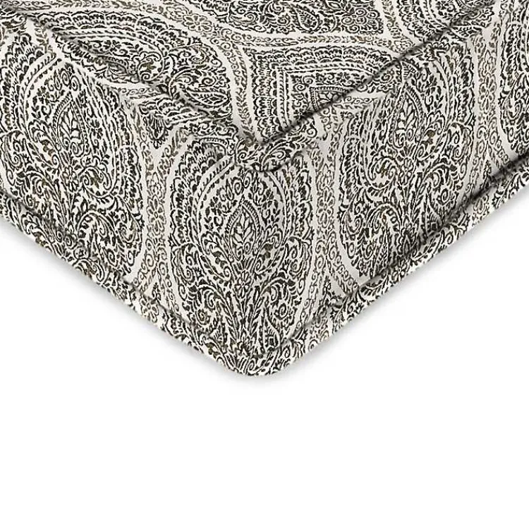 Kirklands Home Outdoor Cushions & Pillows|Umber Medallion Outdoor Deep Seat Cushion Brown