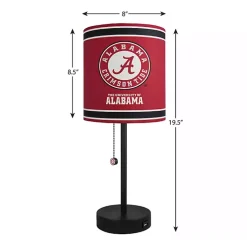 Kirklands Home Table Lamps|University of Alabama Charging Table Lamp Red