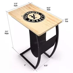 Kirklands Home Accent & End Tables|University of Alabama Wood C-Table Tan