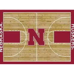 Kirklands Home Area Rugs|University of Nebraska Courtside Area Rug, 4x6