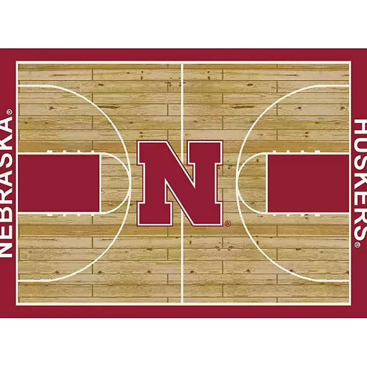Kirklands Home Area Rugs|University of Nebraska Courtside Area Rug, 4x6