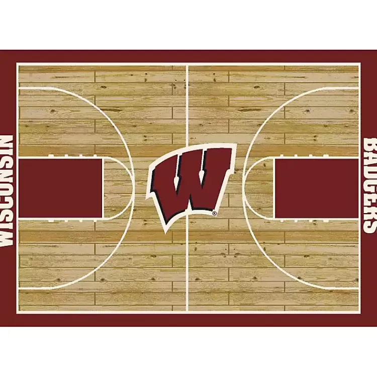 Kirklands Home Area Rugs|University of Wisconsin Courtside Area Rug, 4x6