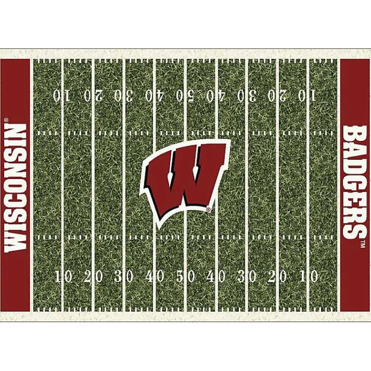 Kirklands Home Area Rugs|University of Wisconsin Homefield Area Rug, 6x8
