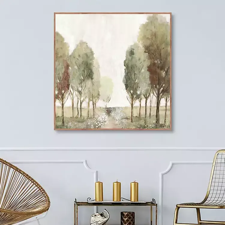 Kirklands Home Canvas Art|Valley of Green Framed Canvas Art Print