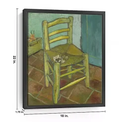 Kirklands Home Canvas Art|Van Gogh's Chair Framed Canvas Art Print