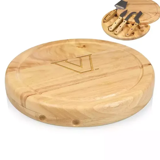 Kirklands Home Serving & Entertaining|Vanderbilt University Cheese Board and Tool Set Tan