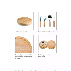 Kirklands Home Serving & Entertaining|Vanderbilt University Cheese Board and Tool Set Tan