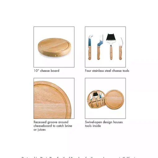Kirklands Home Serving & Entertaining|Vanderbilt University Cheese Board and Tool Set Tan