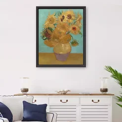 Kirklands Home Canvas Art|Vase with Twelve Sunflowers Canvas Art Print