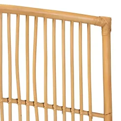 Kirklands Home Beds & Headboards|Vertical Weave Rat Queen Headboard Tan