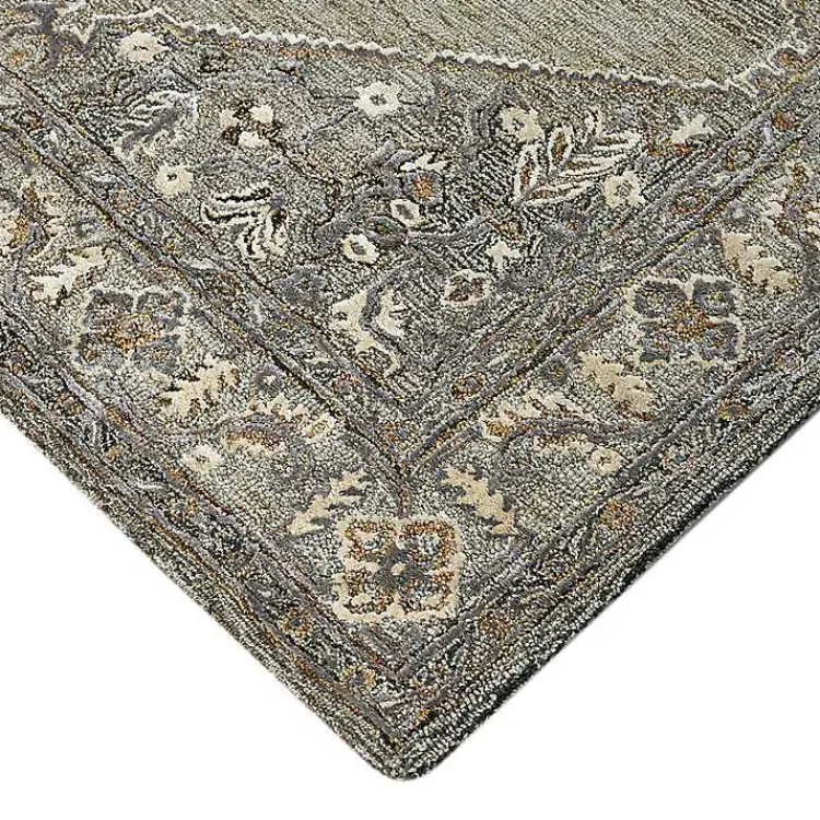 Kirklands Home Area Rugs|Vestige Camel Hand-Tufted Area Rug, 5x7 Gray