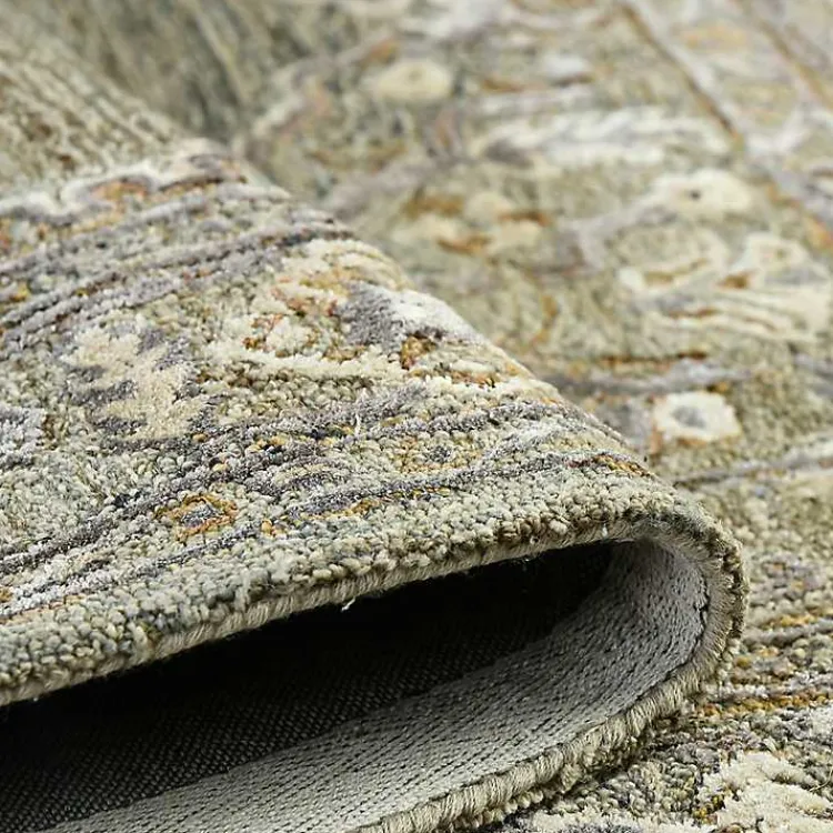 Kirklands Home Area Rugs|Vestige Camel Hand-Tufted Area Rug, 5x7 Gray