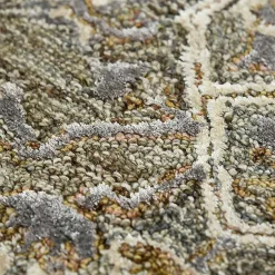 Kirklands Home Area Rugs|Vestige Camel Hand-Tufted Area Rug, 5x7 Gray