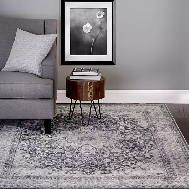 Kirklands Home Area Rugs|Vintage Medallion Area Rug, 5x7 Blue