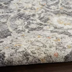 Kirklands Home Area Rugs|Vintage Charcoal Oushak Area Rug, 5x7 Gray