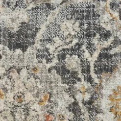 Kirklands Home Area Rugs|Vintage Charcoal Oushak Area Rug, 5x7 Gray