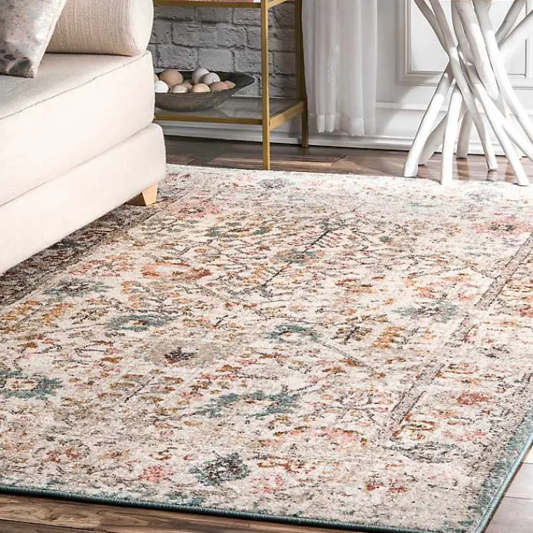 Kirklands Home Area Rugs|Vintage Floral Lenore Area Rug, 7x10 Multi