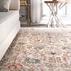 Kirklands Home Area Rugs|Vintage Floral Lenore Area Rug, 7x10 Multi