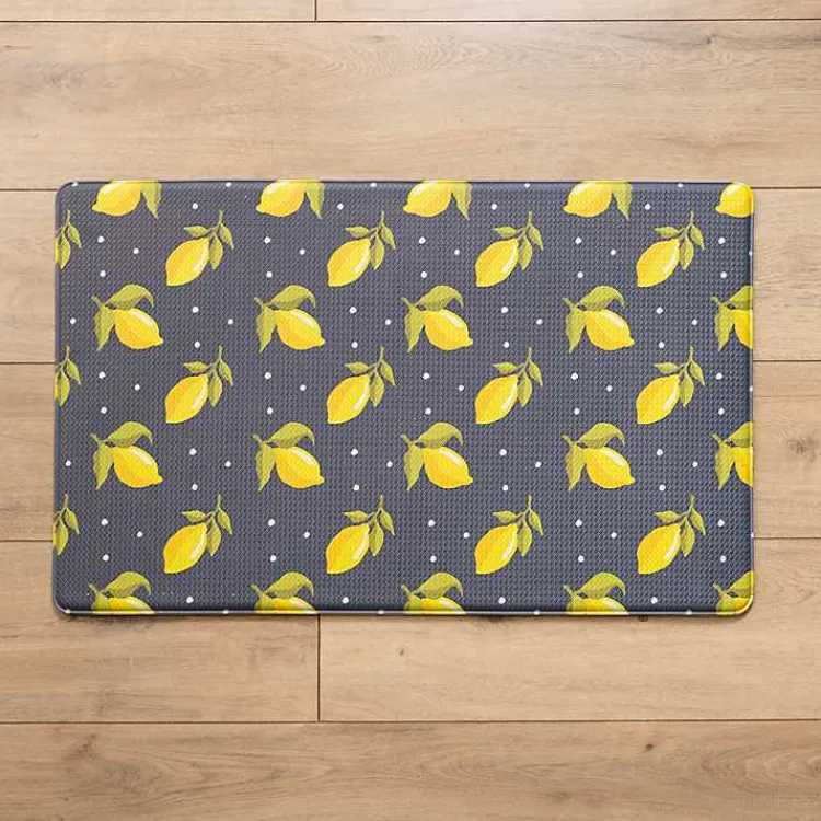 Kirklands Home Kitchen & Floor Mats|Vintage Lemons Kitchen Mat