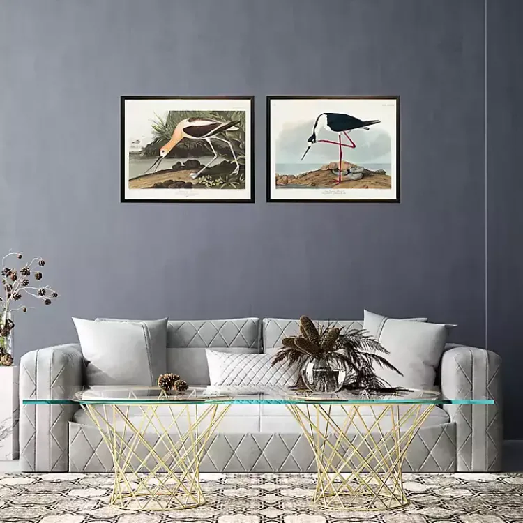 Kirklands Home Framed Art|Vintage Long Legged Avocet Framed Art Print