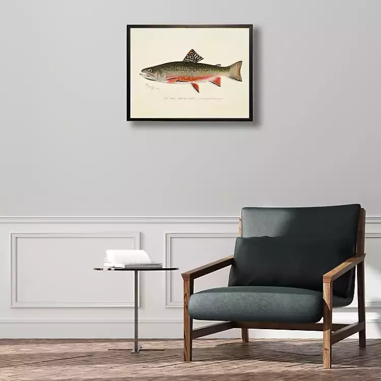 Kirklands Home Framed Art|Vintage Male Book Trout Framed Art Print
