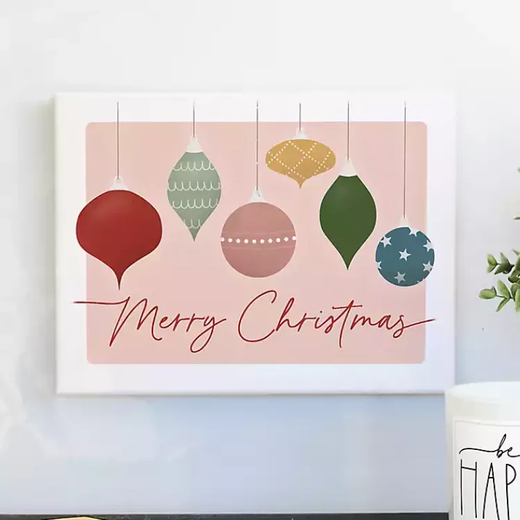 Hot Vintage Merry Christmas Ornament Wall Plaque Christmas Art & Wall Decor