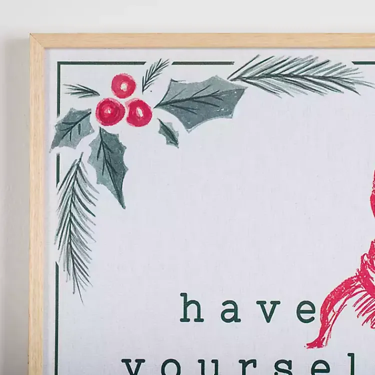 Online Vintage Merry Little Christmas Wall Plaque Christmas Art & Wall Decor