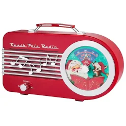 Hot Vintage North Pole Radio Christmas Decorations