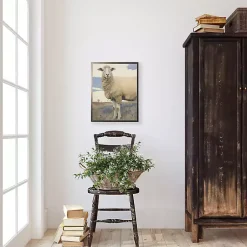 Hot Vintage Sheep Framed Art Print Easter Decorations