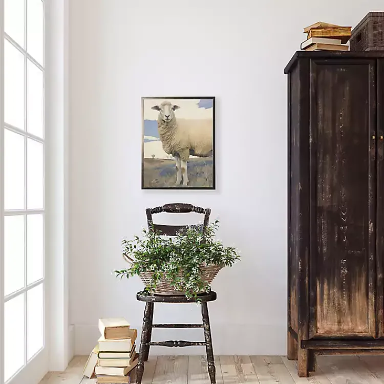 Hot Vintage Sheep Framed Art Print Easter Decorations